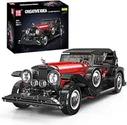 Mould King 10114 MOC Technology Classic Car Model Building Blocks Kit, Convertible Clamp Kit, High-Quality Collector's Car Model Building Set for Adults (1308+ PCS)