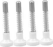 OSALADI Bed Plunger Latch Rod 4pcs Lifting Adjustment Lever Stainless Steel for Crib Toddler Bed Safety