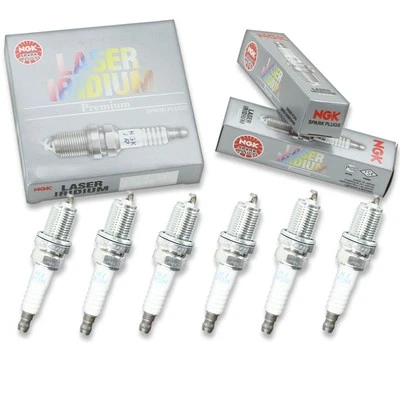 6 pcs NGK Laser Iridium Spark Plugs for 1992-1997 Subaru SVX 3.3L H6 - rm (for: Subaru)