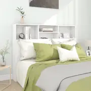 vidaXL Headboard Cabinet White 140 cm