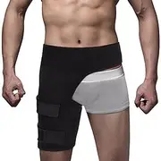 1pc Hip Brace Thigh Compression Sleeve, Hamstring Compression Sleeve Groin Compression Wrap For Hip Pain Relief, Support For Hip Replacements, Sciatica Pain R