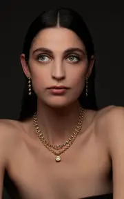 [Rene Barnes] Reverie 14K Yellow Gold Chain Necklace