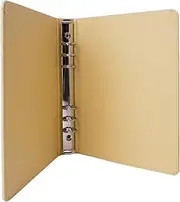 YHNNH， Round Ring Binder Protector for Diary Journal Inserted Sheets,School Office Supplies Loose Leaf Binder Folder File Cover Organizer Planner