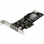 StarTech 4 Port PCIe USB 3.0 Card w/ 2 Channels - PEXUSB3S42V