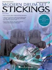 Modern Drum Set Stickings Percussion Book and Online Audio NEW 002501361