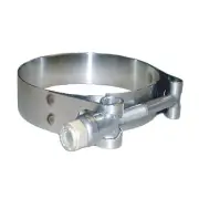 ​Trident Marine 316 SS T-Bolt Clamp 3/4" Band 6.30"-6.74" Range 10-Pack​