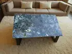 48"x24" Labradorite Gemstone Center Dining Table Crystal Countertop Kitchen Slab
