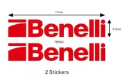 2 Adesivi per Benelli canna fucile TBS63