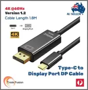 USB 3.1 Type C to Display Port Cable 4k 60Hz DP v1.4 1.8M Cable 4k 60Hz Laptop