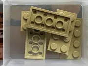 LEGO Parts - Dark Tan Plate 2 x 4 - No 3020 - QTY 5