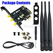 BCM94360CS2 WiFi + Bluetooth 4.0 Card to PCI-E x1 Adapter for PC/Hackintosh