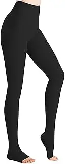 BURLWAY Medical Compression Pantyhose Stockings for Women & Men, 20-30mmHg Graduated Support Hose Tights,Opaque Waist High Compression Stockings & Leggings For Medical,Athletic,Travel Use