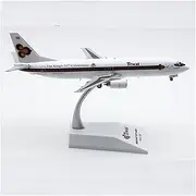 Pre-Built Model Aircraft 18CM 1/200 Scale Diecast Model Alloy Airplanes for Thai Airways B737-400 HS-TDJ Highly Detailed Aircraft Miniature Airplane Model