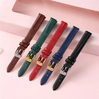 16mm Slim Leather 5 Colors Buckle Watch Strap/Band/Watchband (+ Change Tool)
