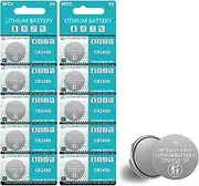 CR2450 3V Lithium Battery(10-Pack) Coin Cell Button Battery Long Lasting CR 2450 Compliant with Coin Battery Safety Standards for Watch Tea Lights Alarm System Car Key Remote Control Calculators Toys