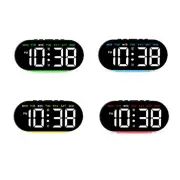 LED Digital Alarm Clock 12/24H Table Clock for Bedside Living Room Office