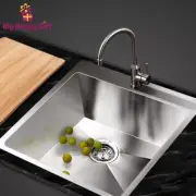 Cefito Kitchen Sink Basin Stainless Steel Under/Top/Flush Mount Bowl 530X500MM