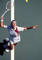 Steffi Graf of Germany during the US Open at the USTA National Ten- Old Photo 5