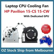 CPU GPU Cooling Fan For HP Pavilion 15-CS 15T-CS 15-CW L25585-001 TPN-Q208