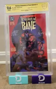 BATMAN: VENGEANCE OF BANE SPECIAL #1 2ND PRINTING CBCS 9.6 NOLAN/DIXON SIGNED