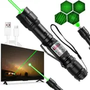 MIPREZT Professional Rechargeable Green Line Light Flashlight Long Distance R...