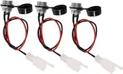 Heavy-Duty Electric Scooter Parts Replacement Charging Port Assembly Dual Socket Easy Install for Mini Bike