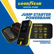 Goodyear Jump Starter Powerbank with LED Screen 12000 mAh 12V 670A Dual USB Port