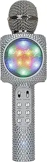 Sing-Along Bling Bluetooth Karaoke Microphone and Bluetooth Stereo Speaker All-in-One