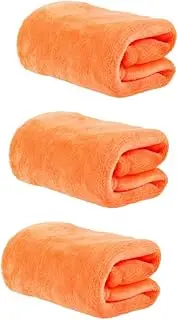 HONMEET 3pcs Luxurious Flannel Pet Blanket Rabbit Dog Guinea Pig Throw Cozy Fleece Pet Bedding