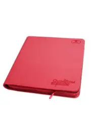 Ultimate Guard Red Xenoskin 12-Pocket Zipfolio Card Binder UGD010468