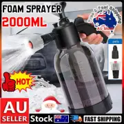 2L Car Wash Foam Sprayer Hand Held Pump Wash Spray Bottle Snow Foam Detailing DS