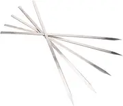5Pcs Thickened Barbecue Skewers Practical Meat Skewers for Outdoor Grilling Long Rust BBQ Tools for Delicious Cooking