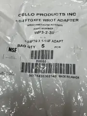 5 - CELLO 1-1/4" FTGXFE Female NPT Threaded WROT ADAPTER WP3-2-20 LOT