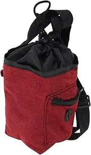Generic Unique Chalk Bag for Bouldering and Rock Climbing with Zipper Storage Pockets for Climbing Gear and Gymnastics Weightlifting
