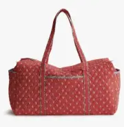 NWT Vera Bradley Women's Cotton Large Original Duffel Dotty Floral