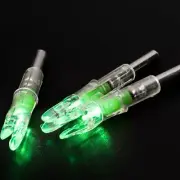 3pcs Arrows LED Lighted Nocks Automatically Glowing Bows and Arrows Nocks Tail