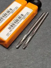 Hertel 2pc 3/32" Solid Carbide Screw Machine Drill 135° 1¾" OAL Machinist Bit