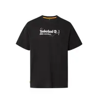 在飛比找森森購物網優惠-Timberland 男女款黑色有機棉寬鬆短袖T恤A5YDD