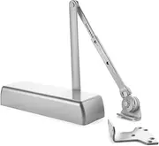 Dynasty Hold Open Arm Door Closer Heavy Duty Commercial Grade Hydraulic Adjustable Spring Door Closer Series 4401 Meets ADA Sprayed Aluminum Finish