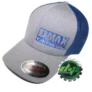 Dmax Duramax hat ball cap fitted flex fit flexfit stretch diesel OSFA BLUE
