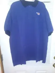 Pepsi Shirt Vtg NWT Polo Type SS Embroidered Blue Pepsi 2XL