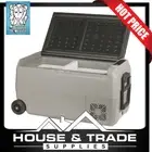 Brass Monkey Portable Fridge & Freezer Dual Zone 36L W/ Wheels/Handle GH1640
