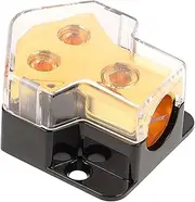 Sturdy Plastic Cover Distribution Block 12v Power Distributor for Car Amplifier Audio Splitter Boat Marine