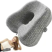 Knee Pillow for Side Sleepers | Memory Foam Pillow for Legs When Side Sleeping,Contoured Ergonomic Pressure-Relieving Support Cushion for Pregnancy, Home Travel