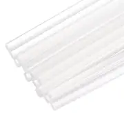 24 Pcs Mini Hot Glue Sticks, 0.28" Dia x 5.91" Long EVA Sticks, White Clear