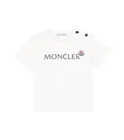 [Moncler Enfant] Moncler Enfant Baby logo cotton jersey T-shirt M 12-18 white