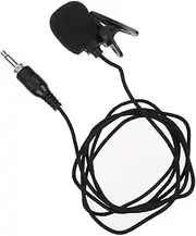 CLISPEED Lavalier Microphone Clip Recorder Lavalier Mic for Computer Easy Plug and Play Design Durable Construction for Vlogging and Streaming