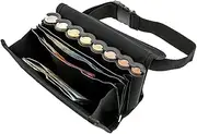 [Hemore] Coin Organizer Belt Purse, Euro Change Organizer Fanny Pack, Adjustable Cash Compartment Waist Bag, Waiter's Purse, Coin Storage Bag with Belt for Waitress, Server, Collector, Cashier