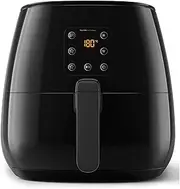 Air Fryer for Fry/Bake/Grill/Roast/Reheat with Rapid Air Technology, 1.2kg Capacity, Digital, Black Comfortable Anniversary