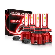 4X Luces Fuertes Para Auto Coche Luz Carro Bulbs 9005 H11 LED SUPER Blanco 6K (for: Smart)